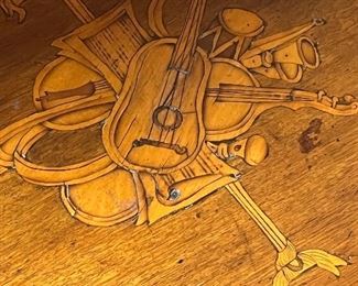 Gorgeous inlay top on Demilune 