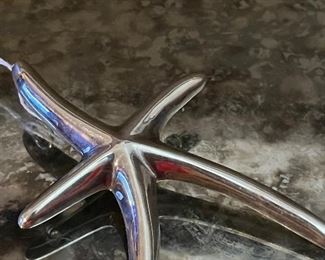 Massive sterling star pendant