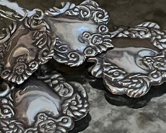 Large sterling earrings