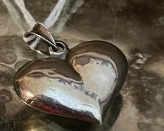 Sterling heart pendant 