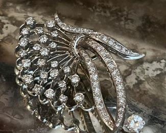 1920s large diamond brooch…absolute perfection 
