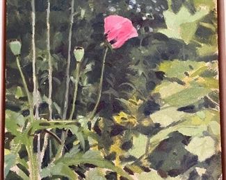 RICHARD CROZIER oil on board 
highly collectible 