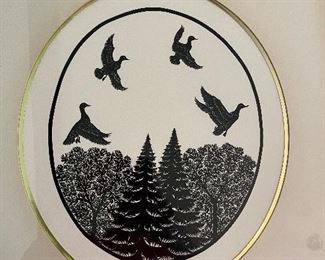 Hand signed orginal offset engraving byWalter Von Gunten