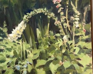 RICHARD CROZIER oil on board 
highly collectible 