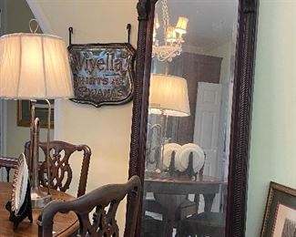 Victorian pier mirror 7 ft tall