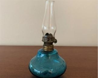 Miniature Blue Twinkle Lamp with Chimney Ref$ML22