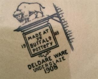 Buffalo Pottery plate mark