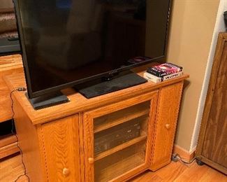 Tv and television stand 