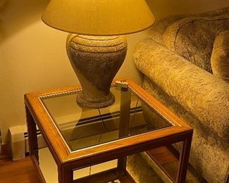 End tables and lamps 