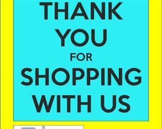 thank you for shopping