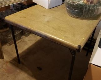 Vintage card table