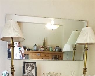 Vintage wall mirror