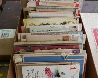 Vintage greeting cards