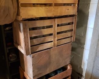 Wood crates