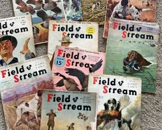 1930's & 40's Field and Stream magazines..... hundreds of issues