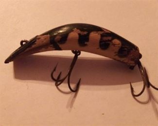 Vintage Kautzky Lazy Ike Wood Fishing Lure