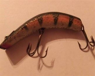 Vintage Kautzky Lazy Ike 2 Wood Fishing Lure