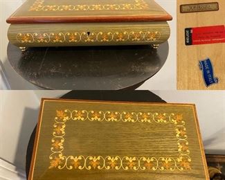 Sorrento Made in Italy Inlay Music Box
Reuge Swiss Musical Movement 
