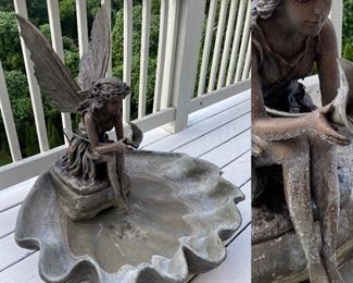 Medium Resin Fairy Fountain 