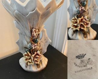 Capodimonte Italy Vase