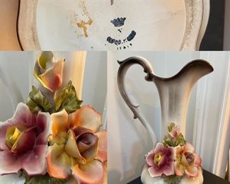 Numbered Capodimonte Italy Pitcher
