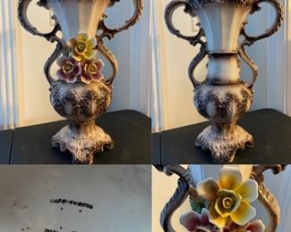 Ex Large Capodimonte Double Handle Urn