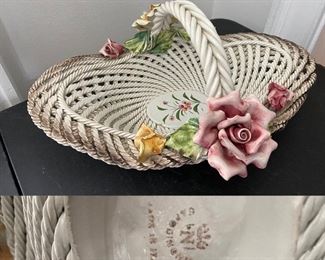 Large Capodimonte Woven Basket