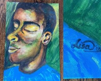 Original Painting on Canvas signed Lisa Forbes 