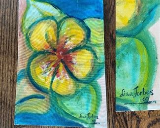 Original Painting on Canvas signed Lisa Forbes 