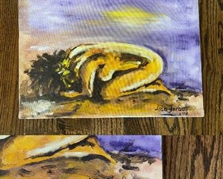 Original Painting on Canvas signed Lisa Forbes 