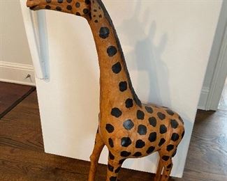 Leather Zebra Approximately 3’