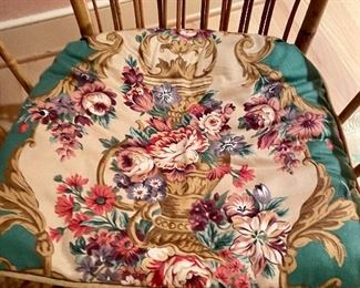 beautiful designer fabric seat