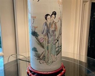 Antique vase lamp
