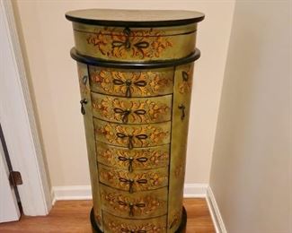 Vintage Pier One Jewelry Armoire 