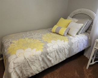 Wicker Twin Bed 