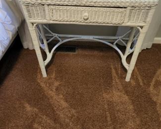 Wicker Table/Vanity 