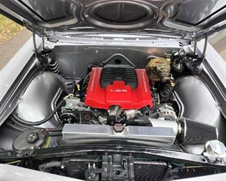 Engine Assembly: 
•	6.0 LS Shortblock with APR rod bolts
•	Holly aftermarket modified engine oil pan
•	LS3 CNC ported cylinder heads with Straub trunnion upgrade
•	LS9 camshaft
•	LSA supercharger with 80lb injectors
•	ATI super damper 10% overdrive
•	Engine and transmission controlled by 0411 computer tuned by Billy Briggs Race Engines
Transmission: 
•	4L80E Computer Controlled 
Rear Differential: 
•	3.90 12 bolt posi
