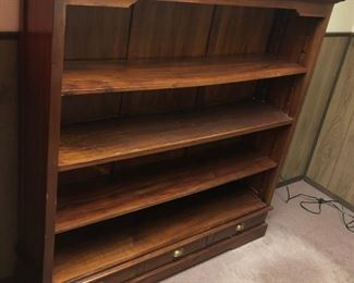 Vintage book shelf w/ 3 tiny drawers 