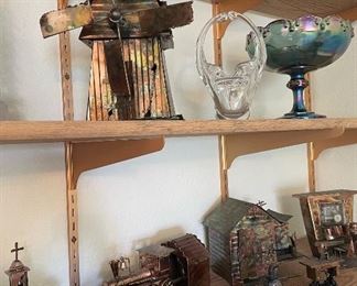 Copper Music Boxes, Glass Decor