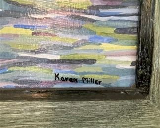 Framed, Signed Art, Karen Miller