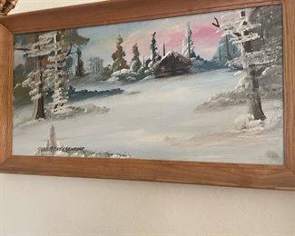 Signed Framed Painting