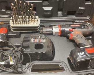 Craftsman 192 Volt Die Hard Power Drill and Bits