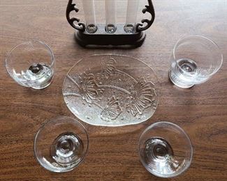 Glassware And Decorative Piece