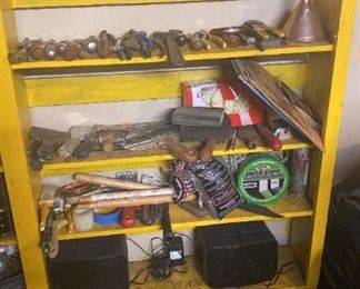 Hand Tool Assortment And Painting Supplies