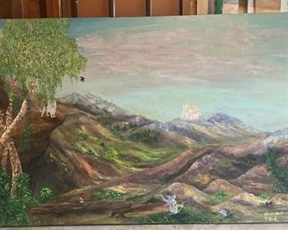 Kimie West R Frost Oil Painting