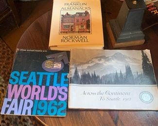 Normal Rockwell Illustrated Poor Richards Almanac Seattle 1962 Worlds Fair Program And More