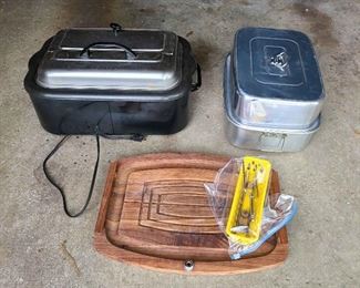 Roaster Oven Roasting Pan Cutting Board