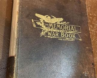 The Memorial War Book with engravings by Major GF Williams