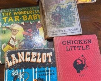Vintage Childrens Books The Wonderful Tar Baby Hopalong Cassidy Lancelot and more