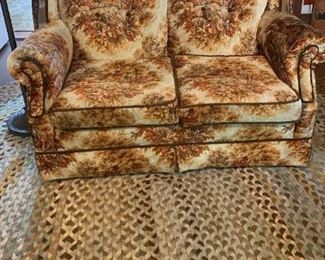 Vintage Toile Loveseat